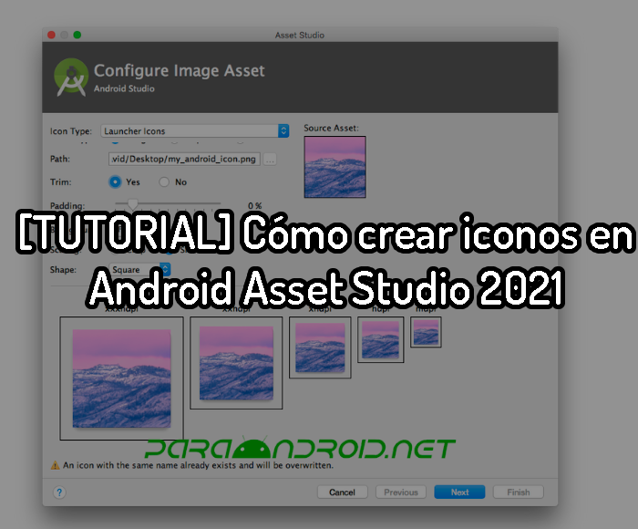 [TUTORIAL] Cómo crear iconos en Android Asset Studio 2021